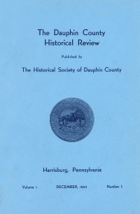 Dauphin County Historical Review, December 1952