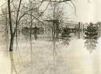 Farm Show Building During 1936 Flood