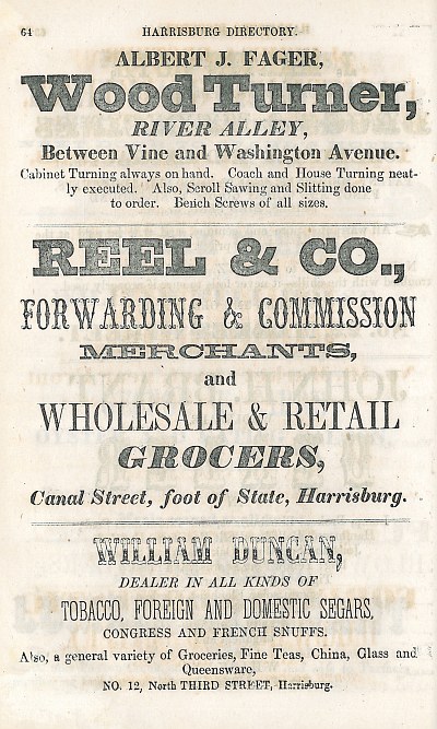 1856 - Fager, Reel, Duncan