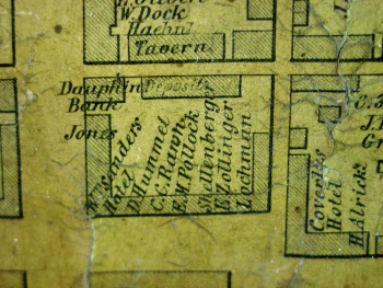 1850 Map - Rawn's Block